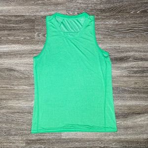 Lululemon Mens Size Medium Green Metal Tank Top